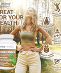 Dr. Berg's Ashwagandha with Black Pepper Supplement - Ashwagandha Capsules for Mood & Stress Support, Energy, Joint, Thyroid & Immune System - 1500mg Organic Ashwagandha Supplements - 90 Capsules