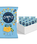 Simply 7 Lentil Chips Sea Salt 4ounce Bags (Pack of 12)