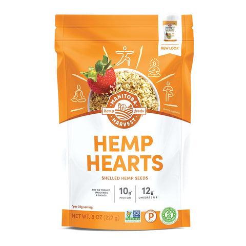 Manitoba Harvest Hemp Hearts, Shelled Hemp Seeds, 16 oz | 10 g Plant Protein and 12 g Omegas 3 and 6 per 30 g Serving - Easy to Digest with 9 Amino Acids, Gluten-Free, Non-GMO