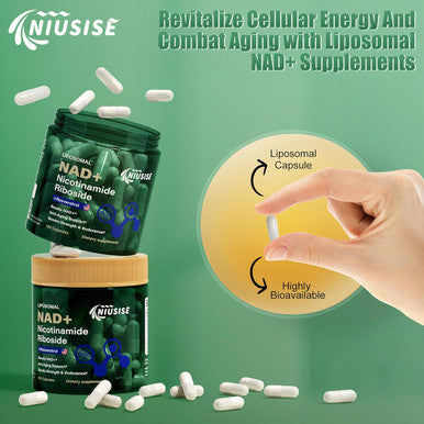 Nad Supplement, Nad Nicotinamide Riboside 900 Mg For Men And Women, Liposomal Nad+ Supplement With Nicotinamide Riboside, Resveratrol & Quercetin, Energy, Boost Nad+, 100 Capsules
