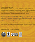 Numi Organic Tea Amber Sun 12 Count Box of Tea Bags (Pack of 6) Turmeric Tea