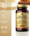 Solgar Calcium Magnesium With Vitamin D3-150 Tablets Pack Of 2 - Promotes Healthy Bones Supports Nerve & Muscle Function - Non-Gmo Gluten Free Kosher - 60 Total Servings