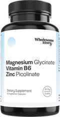 3-In-1 Zinc Picolinate Magnesium Glycinate Supplements With Vitamin B6 Magnesium And Zinc Vitamin Reproductive & Fertility Health, Hormone Balance, Immune System Support Packaging May Vary
