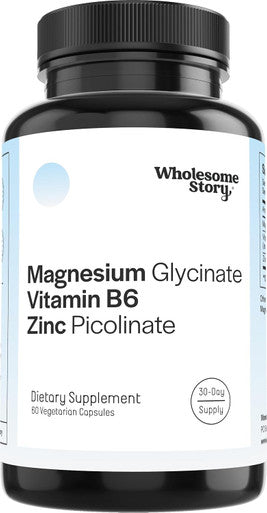 3-In-1 Zinc Picolinate Magnesium Glycinate Supplements With Vitamin B6 Magnesium And Zinc Vitamin Reproductive & Fertility Health, Hormone Balance, Immune System Support Packaging May Vary