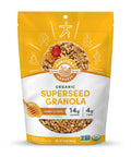 Manitoba Harvest Hemp Yeah Superseed Granola, Honey & Oats- 10oz - 11g Protein, 4g Fiber, 3.5g Omega 3 & 6 per 60g serving - With Hemp & Pumpkin Seeds - Vegan, Non-GMO Project Verified