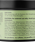 Mielle Organics Rosemary Mint Strengthening Hair Masque, Essential Oil & Biotin Deep Treatment, Miracle Repair for Dry, Damaged, & Frizzy Hair, 12 Ounces