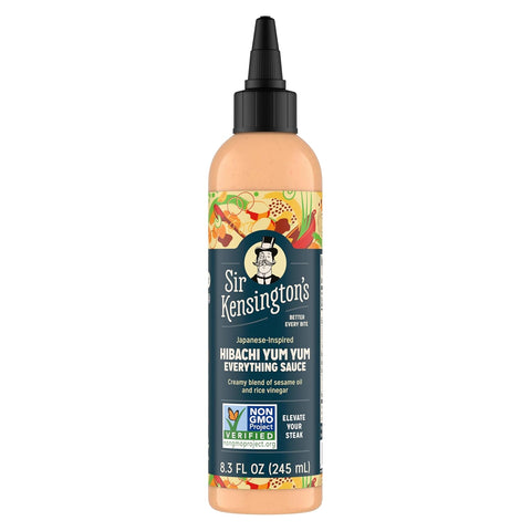 Sir Kensington's Everything Sauce Hibachi Yum Yum Sauce for Dressing Dipping & Drizzling Non-GMO Certified Humane Keto Gluten Free Kosher & Dairy Free 8.3 oz