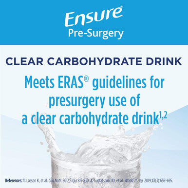 Ensure Surgery Perioperative 5-Day Bundle With 3 Pre-Surgery Clear Carbohydrate Drinks & 20 Surgery Immunonutrition Shakes