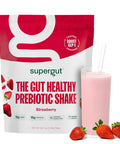 Supergut Prebiotic Shakes | Meal Replacement | Boost GLP-1 | High Protein and Fiber | No Added Sugar | Keto Food Meal Snack (Strawberry 14 servings)