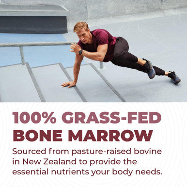 Left Coast Performance Bovine Bone Marrow Supplement - 100% Grass Fed and Pasture Raised in New Zealand- Freeze Dried 3rd Party Lab Tested Non GMO No Fillers Supports Collagen Joint Bone & Immune Health- 180 Capsules