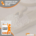 Bulksupplements Pure L-Proline Powder (250 Grams)