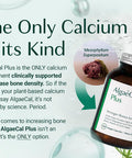 Algaecal - Bone Builder Pack For Bone Density Increase, Clinically Supported Plant Based Calcium Supplement & Strontium, Vitamins K2 (100Mg), D3 (1600 Iu), Magnesium & 16 Nutrients For Bone Health