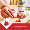 Nature's Bounty Adult Multivitamin Gummies - Pack Of 60 Gummies Two-A-Day - With Vitamin B6 B12 D3 C And Biotin - For Everyday Wellbeing - Immune Support And Bone Health - Suitable For Vegans