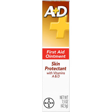 AD First Aid Ointment Skin Protectant With Vitamin AD 1.50 oz Pack of 2
