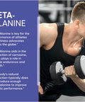 Nui Nutra Beta-Alanine Powder Supplement | 240G | 80 Servings | Helps Build Muscle Mass, Carnosine Levels, & Athletic Performance | Supports Muscular Endurance