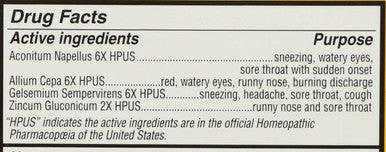 HYLANDS Sniffles N Sneezes Kid's, 125 CT