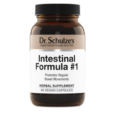 Dr. Schulzes Colon Cleanse Detox Intestinal Formula 1 2 Combo Dietary Supplement Natural Constipation Relief Remove Excess Waste BuildUp Herbal Tablets Powder 90 Count/8 Oz Jar