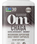 Om Chaga Mushroom 667mg 75 Caps 75 Fl Oz