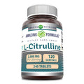 Amazing Formulas L-Citrulline 2000 Mg Per Serving 240 Tablets Supplement | Amino Acid Supplement For Men & Women | Non-Gmo | Gluten Free | Made In Usa