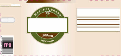 Gnc Natural Brand Psyllium Seed Husk 500Mg, 180 Capsules, Supports Digestive Health