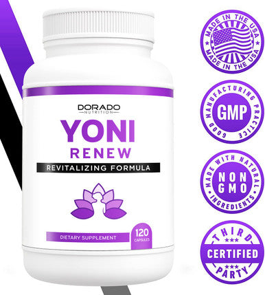 Vaginal Tightening Pills Yoni Balance No Gel or Cream Needed Vagy Rejuvenation for Tightened, Healthy, Lubricated Vag With Kacip Fatimah Non GMO and Vegan (120 Vegan Capsules)