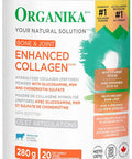 Organika Enhanced Collagen Bone And Joint Powder- With Glucosamine, Msm, Chondroitin Sulfate & Enhanced Collagen Peptides Protein Powder For Healthy Hair, Skin, Nails