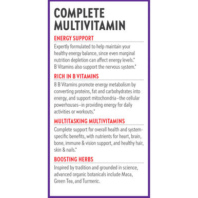 New Chapter Energy Supplement - Perfect Energy Multivitamin for Balanced Energy + Stress Support with B Vitamins + Vitamin D3 + Organic Non-GMO Ingredients - 96 c