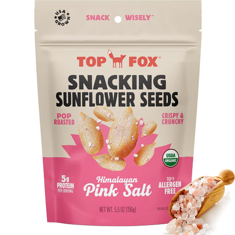 Top Fox Snacks Dark Cacao Sea Salt Sunflower Seeds To Eat (5.5 oz, Pack of 6) ÃƒÆ’Ã†â€™Ãƒâ€šÃ‚Â¢ÃƒÆ’Ã‚Â¢ÃƒÂ¢Ã¢â€šÂ¬Ã…Â¡Ãƒâ€šÃ‚Â¬ÃƒÆ’Ã‚Â¢ÃƒÂ¢Ã¢â‚¬Å¡Ã‚Â¬Ãƒâ€¦Ã¢â‚¬Å“ Keto Friendly Snacks, Allergen Free Snacks, Gluten Free Snacks, Protein Snacks, Keto Snacks, Paleo, & Vegan - Organic
