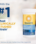 ReLife Adult Probiotic Ultimate Flora Extra Care GoPack Probiotic Supplement Gluten Dairy Soy 50 Billion CFU 30 Vegetarian Capsules