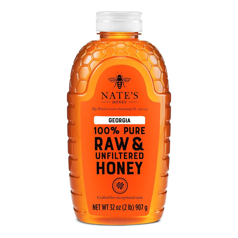 Nate's Georgia Honey, 32 oz. Squeeze Bottle
