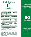 Nature's Bounty High Potency Vitamin C Gummies Immune Support Supplement 700Mg Orange Flavor 60 Count