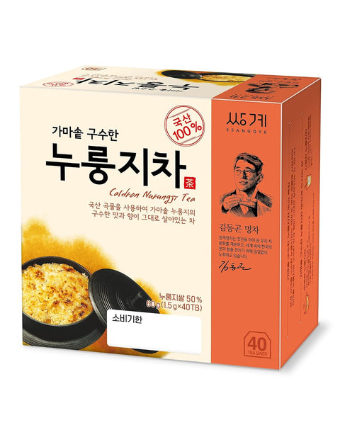 Ssanggye Wild Mulberry Leaves Tea 1.0g X 40 Tea Bags, Premium Korean Herbal Tea Hot Cold Herb Savory 4 Seasons Made in Korea