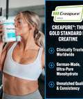 Pescience Trucreatine+ Creatine Monohydrate Powder Plus Epicatechin Micronized Creapure Creatine For Women & Men Supports Muscle Growth Strength & Recovery Cognition 30 Servings Unflavored