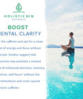 Holistic Bin Clean Green L Theanine Supplement Nootropic Blend of L-Theanine, Ceremonial Grade Matcha Green Tea Powder, Japanese Ashitaba Tea, Moringa & American Ginseng Root (30 Day Supply)