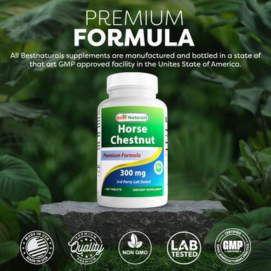 Best Naturals Horse Chestnut extract 300 mg 180 Tablets