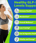 Glp-1 Supplement, Glp1 Supplements Women, Glp-1 Powder 1500Mg With Akkermansia Muciniphila Probiotic & High Fiber, Naturally Support Glp-1 Support For Energy, Digestion, Gut, Overall Health, No Sugar