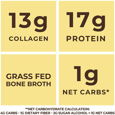 Left Coast Performance Vanilla Bone Broth Protein Powder From Grass Fed Beef - Non-GMO Ingredients Gut-Friendly Low Carb Dairy Free Protein Powder - Natural Collagen Source For Joint Support - Keto Friendly 16oz