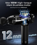 Renpho Massage Gun Deep Tissue With Heat And Cold Fsa Hsa Eligible Percussion Muscle Massage Gun Bluetooth Handheld Massager Gun Power+ Thermacool