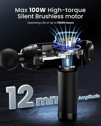 Renpho Massage Gun Deep Tissue With Heat And Cold Fsa Hsa Eligible Percussion Muscle Massage Gun Bluetooth Handheld Massager Gun Power+ Thermacool