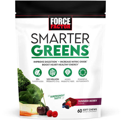 Force Factor Better Turmeric Joint Support Supplement & Smarter Greens Superfood Chews 60 Soft Chews & Total Beets Soft Chews 60 Chews