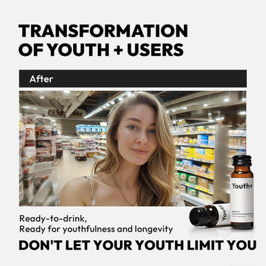 Bigvita Youth+ Nad+, Anti-Aging, Beauty From Within, Energy, Skin & Hair, Cognitive Health, Ready To Drink Supplement