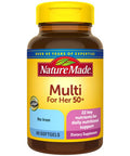 Nature Made Women'S Multivitamin 50+ Softgels 60 Count For Daily Nutritional Support (Pack Of 3)
