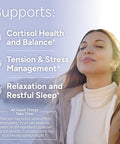 Cortisol Supplement - Cortisol Control Plus Supports Stress Relief, Mood, Calm & Restful Sleep - Cortisol Manager Supplement For Women And Men - Powerful Adaptogen & Vitamin Blend - 90 Capsules