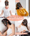 Mlriyl Red Light Therapy Mask For Face 7-In-1 Led Face Mask Light Therapy With 432 Leds & 850Nm Nir 3600Mah Rechargeable Adjustable Brightness Timer Full Face Coverage For Flawless Glowing Skin