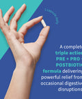 Garden of Life Dr Formulated Once Daily 3-In-1 Complete Prebiotics Postbiotics & Probiotics For Women And Men - Pre + Pro + Postbiotic Supplement For Gas & Bloating - 50 Billion Cfu 30 Day Supply