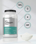 Multi Collagen Protein Powder 32 oz | Type I, II, III, V, X | Hydrolyzed Collagen Peptides | Keto & Paleo Friendly | Unflavored & Gluten Free | by Horbaach