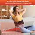 Red Light Therapy Belt, Wireless Rechargeable Infrared Light Therapy Device With Massage And Timer, Wearable 660Nm&850Nm Red Light Therapy Wrap Belt For Body Pain Relief 8.4 48