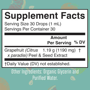 Maryruth Organics Grapefruit Seed Extract by Grapefruit Seed Oil Drops | Peel & Seed | Herbal Tinctures Liquid Drops | Sugar | Vegan | Non-GMO | Gluten | Unflavored | 30 Servings | 1 Fl Oz