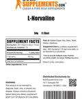 Bulksupplements.Com L-Norvaline Powder - Amino Acids Supplement For Energy, Nitric Oxide Supplement - Gluten Free - 400Mg Per Serving, 125 Servings (50 Grams - 1.8 Oz)