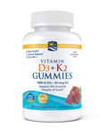 Nordic Naturals Vitamin D3 and K2 Gummies Pomegranate 60 Capsules